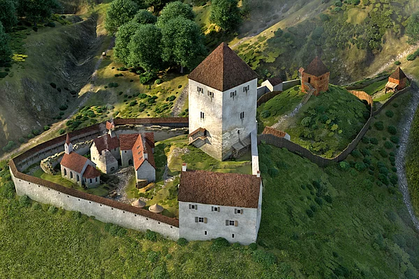 Modell Burg